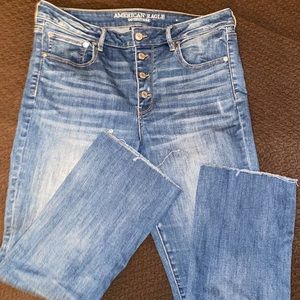 Faded was with frayed bottoms